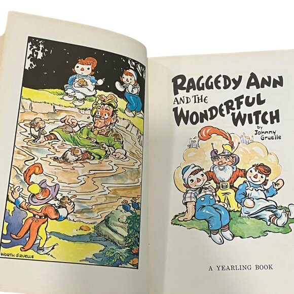 Raggedy Ann And The Wonderful Witch By Johnny Gruelle Dell 1977 Paperback - Picture 7 of 8